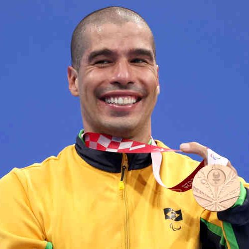 Daniel Dias estreou em Tóquio com uma medalha de bronze nos 200 metros livre da classe S5.Molly Darlington/ Reuters