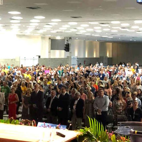 Um dos últimos Congressos da AMBB realizados, antes da pandemia. Foto: Reprodução/ Facebook