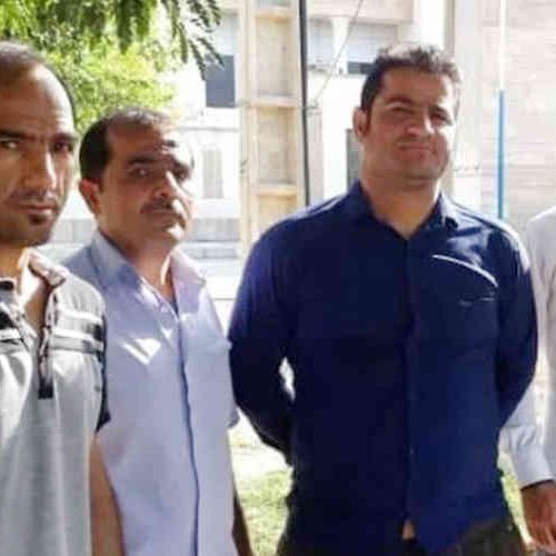 Da esquerda para a direita: Mohammad Ali (Davoud) Torabi, Mohammad Kayidgap, Esmaeil Narimanpour e Alireza Varak-Shah, quatro dos oito cristãos inocentados pelo crime de 'propaganda contra o país'. Foto: Article 18