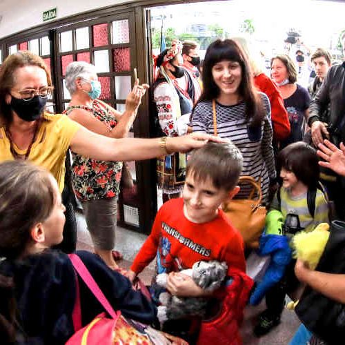 Primeira igreja Batista de Curitiba recebe refugiados ucranianos. Foto: José Fernando Ogura